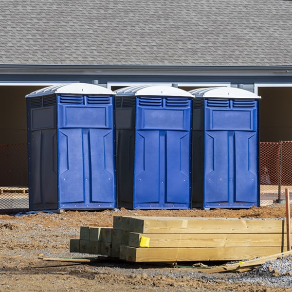 how do you ensure the portable restrooms are secure and safe from vandalism during an event in Dummerston VT